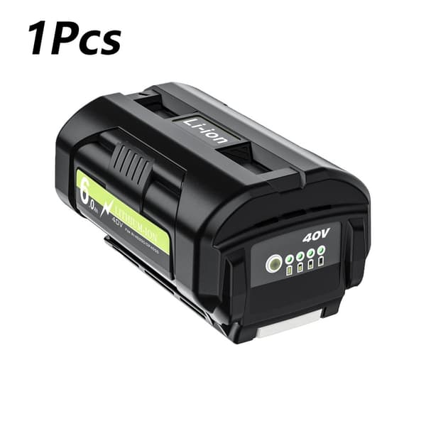 Erstatningsbatterier til Ryobi OP4050, 6000mAh kapacitet, 40V Li-Ion,1 stk 6000mAh
