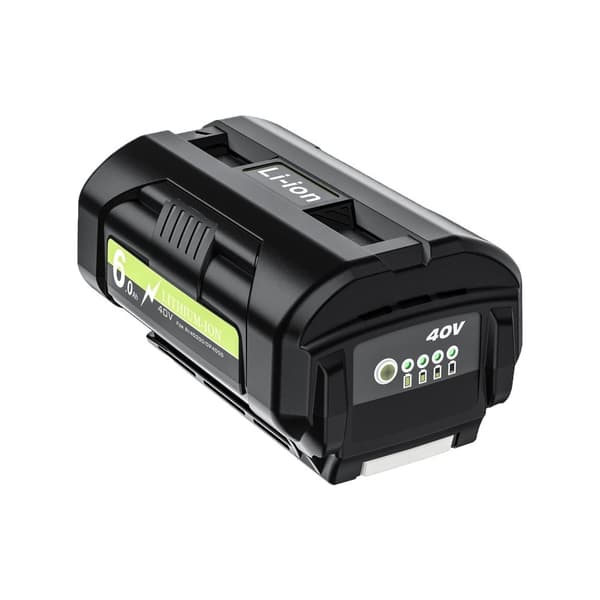 Erstatningsbatterier til Ryobi OP4050, 6000mAh kapacitet, 40V Li-Ion,1 stk 6000mAh