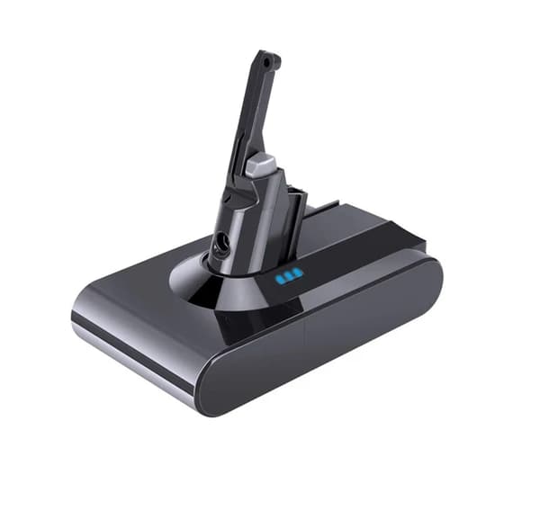 Ersättningsbatteri för V8 dammsugare, hög kapacitet 6000mAh, smart laddningsindikator,21,6V, batteri