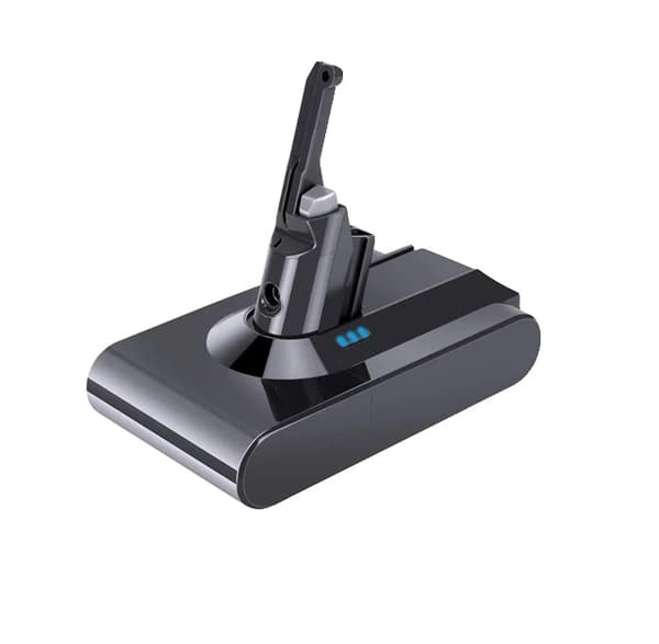 Ersättningsbatteri för V8 dammsugare, hög kapacitet 6000mAh, smart laddningsindikator,21,6V, batteri