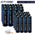 Miniatyrbillede 2 af 2: Genopladelig Batterioplader, LCD-skærm, 8 Slots, 12AA 12AAA