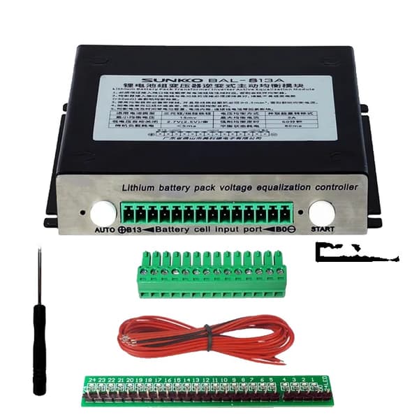 Batteriudligner, Aktiv Balancering, Lifepo4/Lipo Kompatibilitet, 4S-13S 5A med etui