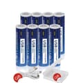 Miniatyrbillede 1 af 2: Genopladeligt AAA-batteri, USB-genopladeligt, 1110mWh kapacitet, 8 stk AAA-batterier