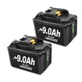 Miniatyrbillede 1 af 2: Erstatningslitiumbatteri, høj kapacitet, kraftfuld energi,18V, 2PC 9000mAH BL1830