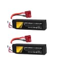 Pikkukuva 1 / 2: Lipo-akku Airsoft-aseille, 2000mAh kapasiteetti, 30C purkausnopeus,552075 11.1V T 2B, 11.1V