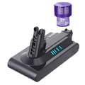 Miniatyrbillede 1 af 2: Genopladeligt Støvsuger Batteri, Kompatibelt med Dyson V6, V7, V8, V10 - SV07, SV09, SV10, SV12, DC62, 1 V10 6000