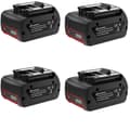 Miniatyrbillede 2 af 2: 18V Li-Ion batteripakke, 6,0Ah kapacitet, kompatibel med Bosch værktøj,4 stk.