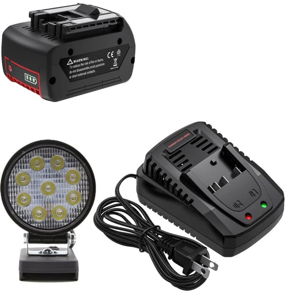 Batteri til Bosch 18V, 6,0Ah kapacitet, lithium-ion sammensætning,1B 1C 1D