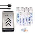 Miniatyrbillede 1 af 2: Genopladelige batterier, 3000mAh kapacitet, USB-oplader, 12AA 12AAA 1 oplader