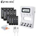 Miniatyrbillede 2 af 2: Genopladelige batterier, 3000mah kapacitet, Smart oplader, 12V, 8AA AAA og oplader