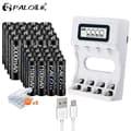 Miniatyrbillede 2 af 2: Genopladelige batterier, 3000mah kapacitet, Smart oplader, 12V, 16AA AAA og oplader