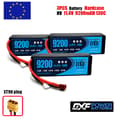 Miniatyrbillede 2 af 2: DXF Lipo-batteri, 11,4V spænding, 9200mAh kapacitet,3PCS3S9200130CXT90