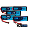 Miniatyrbillede 1 af 2: DXF Lipo-batteri, 11,4V spænding, 9200mAh kapacitet,5PCS3S9200130CXT90