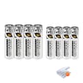 Miniatyrbillede 1 af 2: Genopladeligt Li-Ion batteri, LCD-skærm, USB-oplader, 4AA 4AAA
