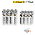 Miniatyrbillede 2 af 2: Genopladeligt Li-Ion batteri, LCD-skærm, USB-oplader, 8AA 8AAA