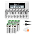 Miniatyrbillede 1 af 2: Genopladeligt Li-Ion batteri, LCD-skærm, USB-oplader, 8AA8AAA 1Oplader