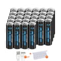 Miniatyrbillede 1 af 2: CITYORK Genopladeligt AA-batteri, 3000mWh kapacitet, USB-opladningsmetode,28 stk.