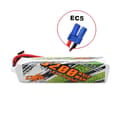 Miniatyrbillede 1 af 2: RC Lipo Batteri, Høj Kapacitet, Flere Tilslutningsmuligheder, 4S 5200mah 90C EC5
