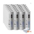 Miniatyrbillede 1 af 2: 14500 Li-ion Genopladelige Batterier, 3,7V 900mAh, AA Størrelse,24 stk. 14500