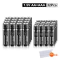 Miniatyrbillede 2 af 2: PALO Lithium genopladelige batterier, 3400mWh AA kapacitet, 900mWh AAA kapacitet,16AA og 16AAA