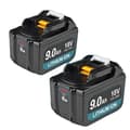 Miniatyrbillede 1 af 2: Camason 9Ah Batteri, 18V Li-ion, Med BMS System,9Ah batteri 2 stk.