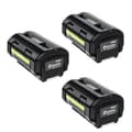 Miniatyrbillede 1 af 2: 40V Li-ion batteri, 6000mAh kapacitet, kompatibel med flere Ryobi modeller,3 stk. batteri