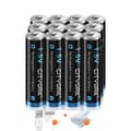Miniatyrbillede 1 af 2: CITYORK AAA genopladelige batterier, 1200mWh kapacitet, Micro USB opladning,12 stk.