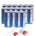 Miniatyrbillede 1 af 2: PALO USB genopladelige batterier, 1,5V lithium, 2800mWh kapacitet,16 stk.