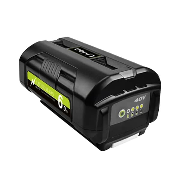 Ryobi 40V Batteri, 6000mAh Kapacitet, Kompatibel med Ryobi Værktøj,1 PAKKE