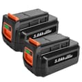 Miniatyrbillede 1 af 2: 36V/40V Erstatningsbatteri, 3000mAh Kapacitet, Høj Kompatibilitet,2 stk 3.0Ah batteri