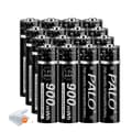 Miniatyrbillede 1 af 2: PALO 1.5V AAA Genopladeligt Batteri Sæt, LCD Display Oplader, Høj Kapacitet 900mWh,16 stk. AAA-batteri