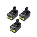 Miniatyrbillede 1 af 2: RYOBI 18V Batteri, 6000mAh Kapacitet, Genopladeligt Lithium-Ion,3 batterier
