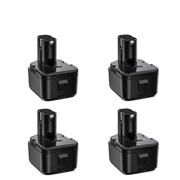 Hitachi 12V Batteri, 3500mAh Kapacitet, Kompatibel med Flere Modeller,4 stk. batteri 3500mAh