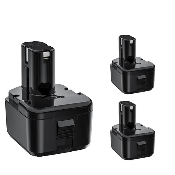 Hitachi 12V Batteri, 3500mAh Kapacitet, Kompatibel med Flere Modeller,3 stk. batteri 3500mAh
