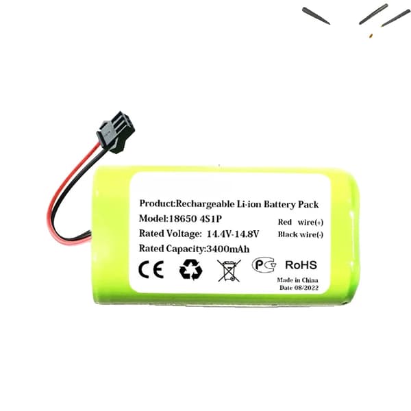 Robotdammsugare Batteri, Nominell Kapacitet 2800mAh, Nominell Spänning 14.4V - 14.8V,3500mAh