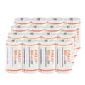 Miniatyrbillede 1 af 2: CR123A Batteri, 800mAh Kapacitet, Genopladelig, 16 stk batteri