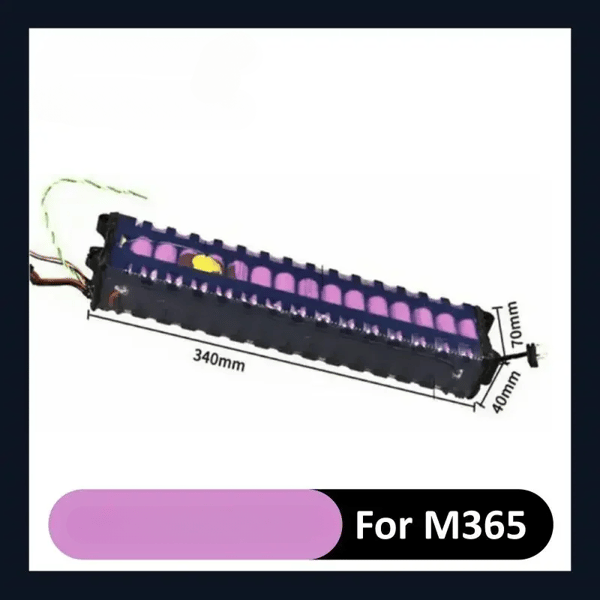 18650 batteripakke, 6000mAh kapacitet, vandtæt design, kompatibel med M365