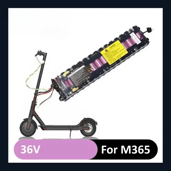 18650 batteripakke, 6000mAh kapacitet, vandtæt design, kompatibel med M365