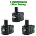 Miniatyrbillede 2 af 2: 18V 9000mAh Batteri, Lang Driftstid, Bred Kompatibilitet,3 stk 9000mAh