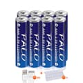 Miniatyrbillede 1 af 2: Genopladeligt Lithium-ion Batteri, 15V Kapacitet, USB Hurtig Opladning, 8 stk AAA-batteri