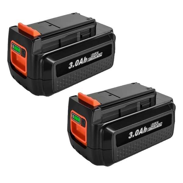 Li-ion Työkaluakun akku 36V/40V, 3000mAh kapasiteetti, korkea yhteensopivuus,2 PAKETTIA