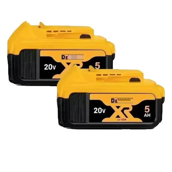Genopladeligt batteri, lithium-ion, 2000mAh/5000mAh/6000mAh, 20V,5.0Ah X2PCS