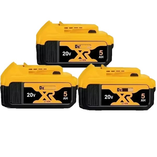 Genopladeligt batteri, lithium-ion, 2000mAh/5000mAh/6000mAh, 20V,5.0Ah X3PCS