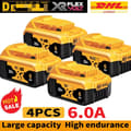 Miniatyrbillede 2 af 2: Genopladeligt batteri, lithium-ion, 2000mAh/5000mAh/6000mAh, 20V,6.0Ah X4PCS