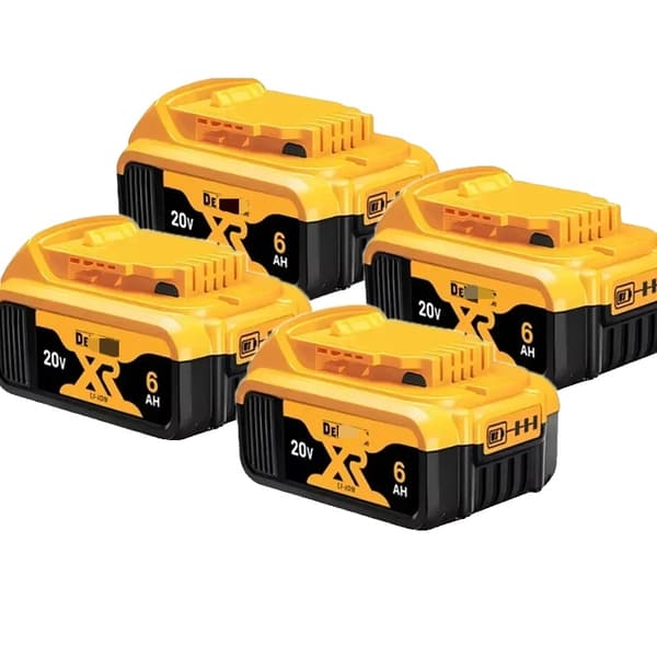 Genopladeligt batteri, lithium-ion, 2000mAh/5000mAh/6000mAh, 20V,6.0Ah X4PCS