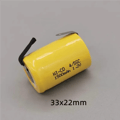 Miniatyrbillede 2 af 2: Genopladeligt batteripakke, NI-CD 4/5SC, 1500mAh, 1.2V,10stk