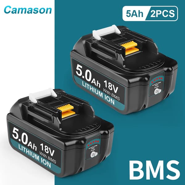 Akku, Li-ion, 3Ah / 5Ah / 6Ah / 9Ah,5Ah Akun 2 KPL, 18V