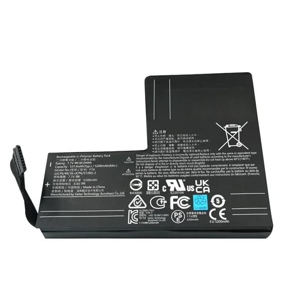 Erstatningsbatteri til Steam Deck, 5200mAh kapacitet, 7.7V spænding