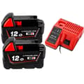 Pikkukuva 1 / 2: Vaihtobatteri, 12000mAh kapasiteetti, litiumioni tyyppi, 1 kpl,2x12Ah-Lataus