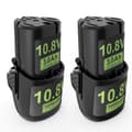 Miniatyrbillede 2 af 2: Batteri til elværktøj, 3000mAh kapacitet, 10.8V spænding, Li-ion teknologi,2stk